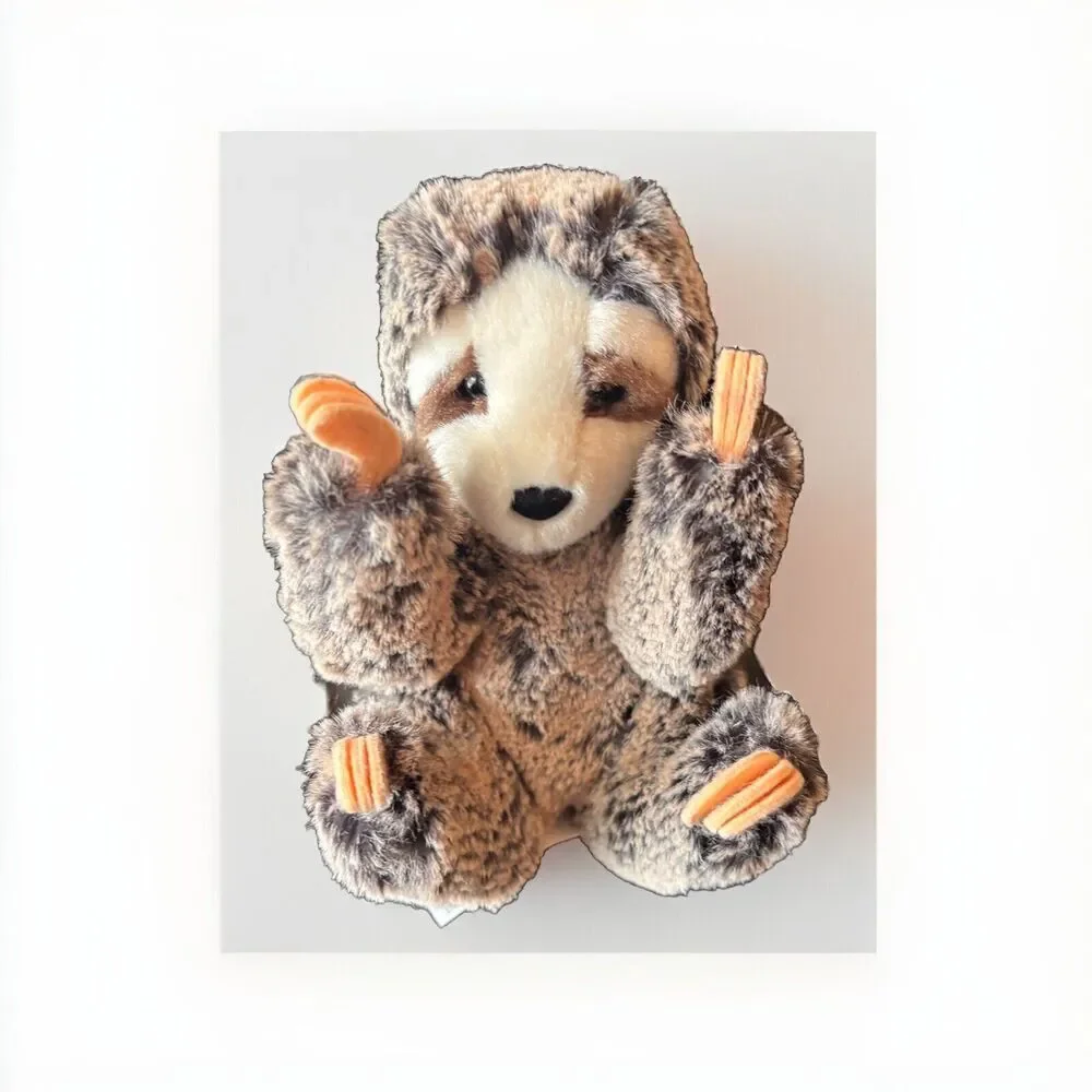 Douglas Toys Chaz Sloth Handful Plush Stuffed Animal
